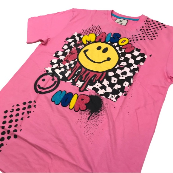 Men’s pink “Trippy Checkered” shirt. Sizes Medium, Large, XL, and XXL. - Picture 2 of 4